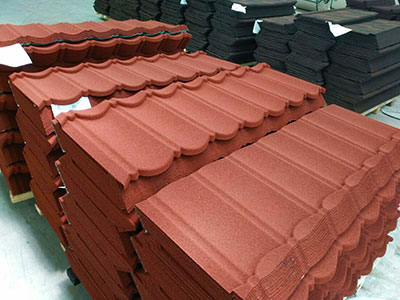 Colorful Stone Coated Metal Roof Tiles