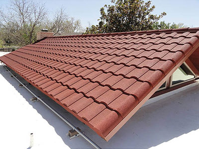 Stone Chips Coated Metal Roofing Tile