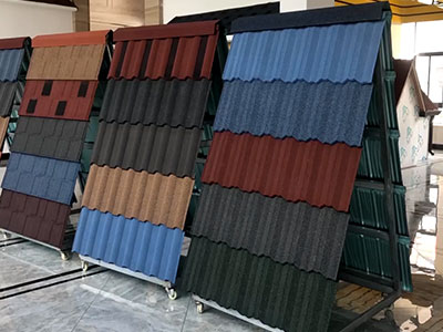 milano stone coated metal roof tile