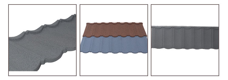 Colorful Stone Coated Metal Roof Tiles