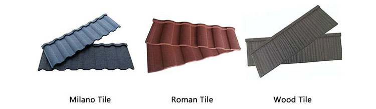 Orange Bond Roofing Sheet Metal Stone Coated Chip Steel Roof Tile