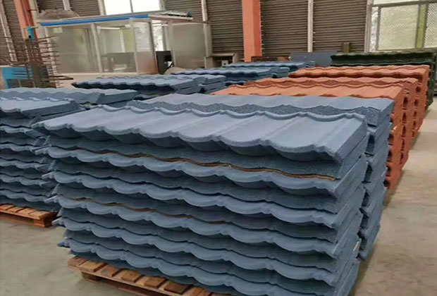 milano stone coated metal roof tile