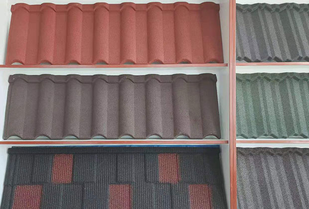 milano stone coated metal roof tile