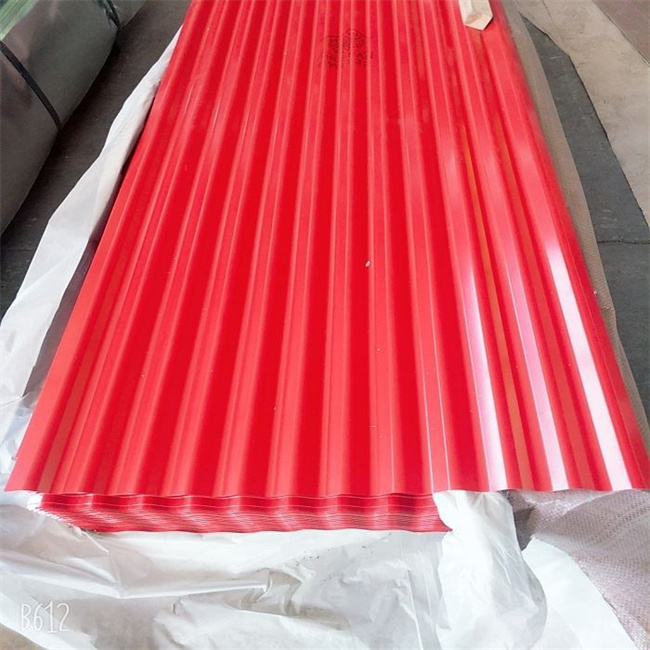 Prepainted Galvanized steel corrugated roof panel