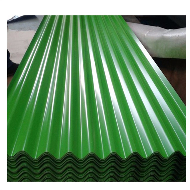 Galvanized 0.35mm Corrugated Zinc Metal Roofing Sheet Color Coating Corrugated Plate