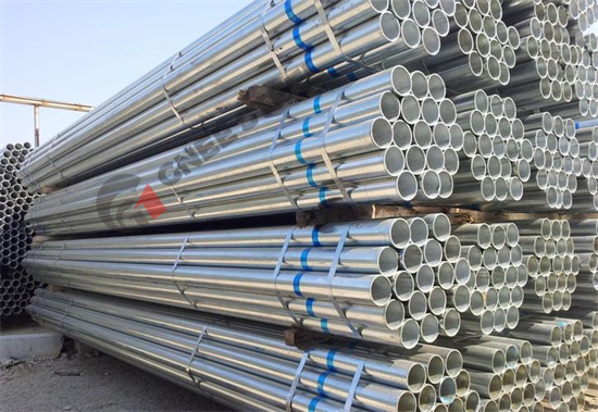 Hot dipped galvanized steel pipe for construction