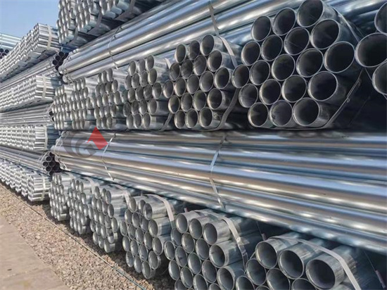 Hot dipped galvanized round steel pipe