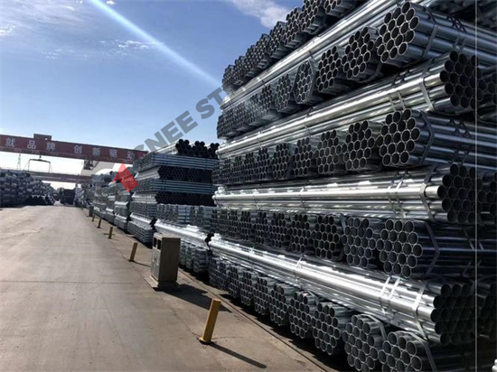 Welded galvanized gi iron steel pipe