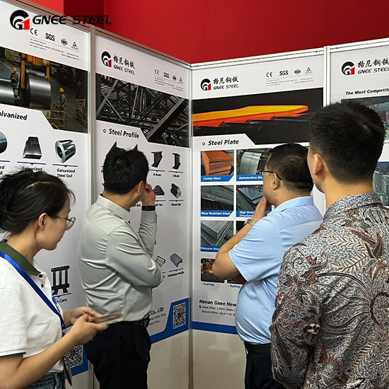 Vietnamese customer – GNEE Steel participated in Vietnam exhibition