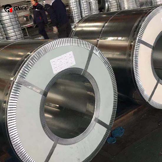 40 tons of galvanized steel coils shipped