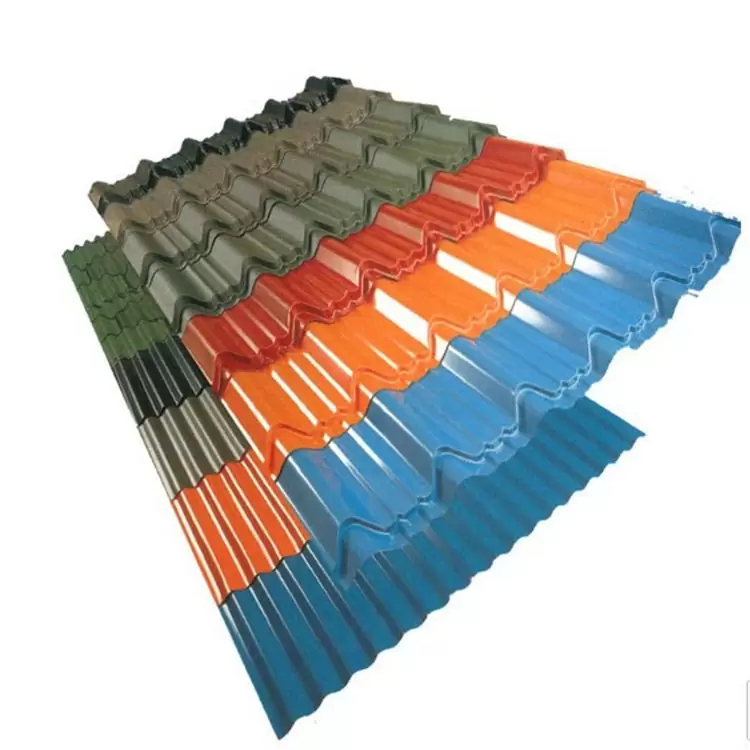 Z275 Color Coated Steel Roofing Sheet Prepainted Galvanized Steel