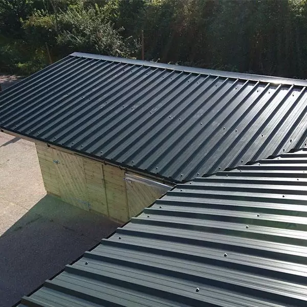 Coated Flat Steel Products Galvanized Color Coated Corrugated Sheet For Building Material