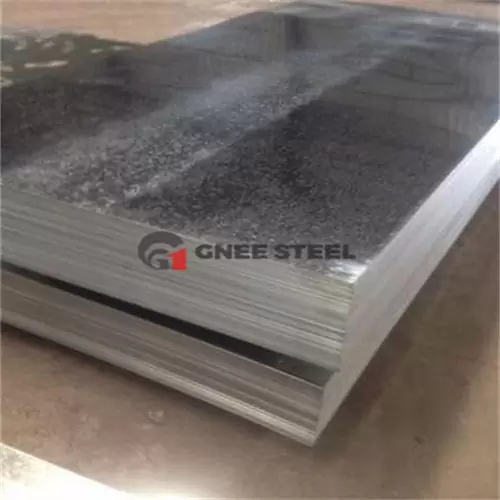 Hot dip galvanized metal sheet