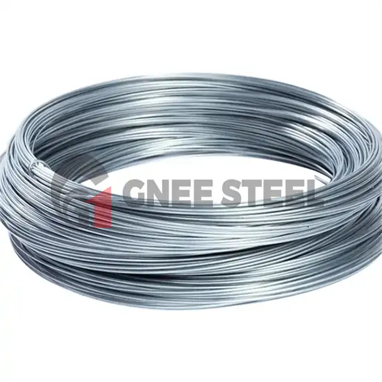 High temperature and wear resistant galvanized steel wire