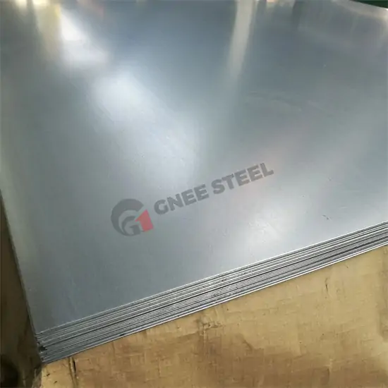 Galvanized plate