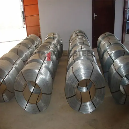 High strength galvanized iron wire