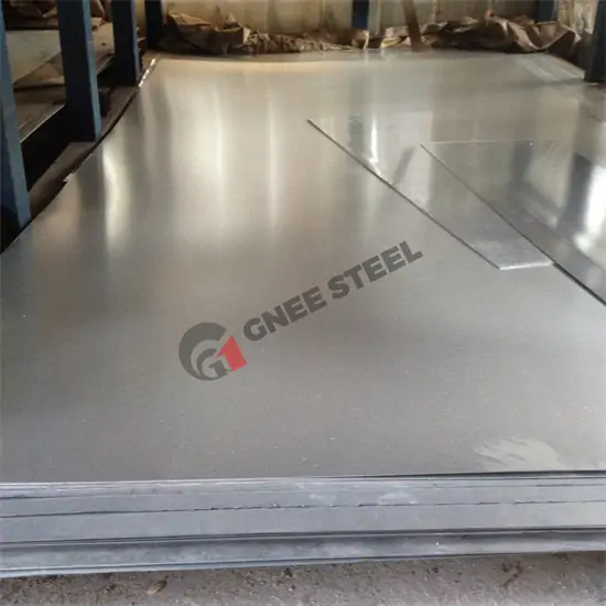 Galvanized plate